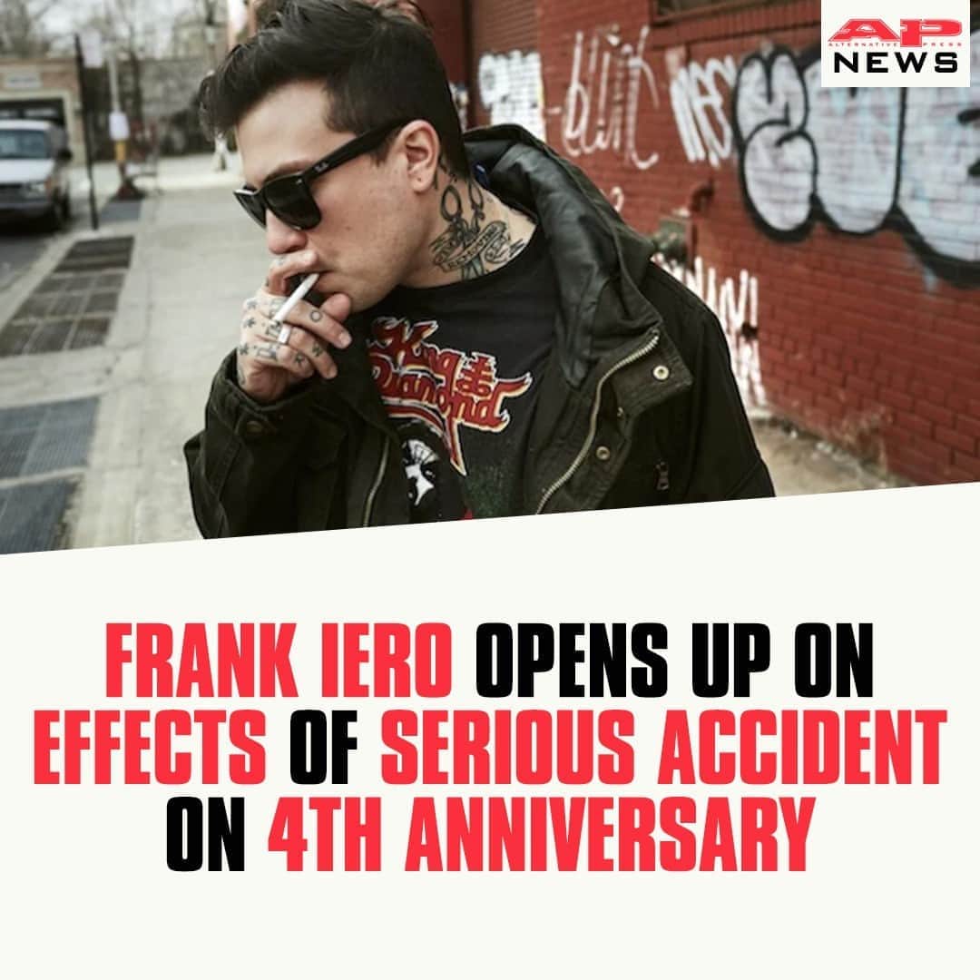 Alternative Pressさんのインスタグラム写真 - (Alternative PressInstagram)「@frankieromustdie opens up on how The Patience’s serious accident four years ago still impacts him today ⁠ LINK IN BIO⁠ .⁠ .⁠ .⁠ #frankiero #frankieroandthepatience #altpress #alternativepress」10月14日 10時02分 - altpress