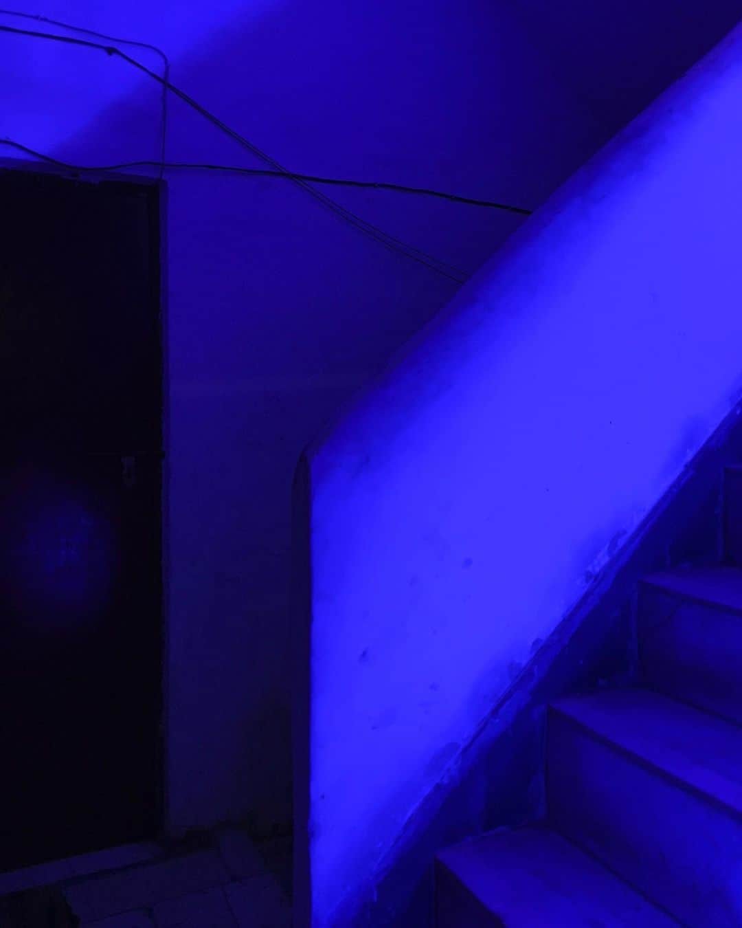 のインスタグラム：「In India, ordinary staircases are mystic portals. On the landing to the entrance of our hotel in Agra, Uttar Pradesh, lit by the Good Vibrations Cafe on the third floor, transported to more exciting places than the Taj Mahal just around the corner… a passageway in the smallest of villages, Jarara in Madhya Pradesh, lead towards the light of possibilities, into an unfinished second-floor room… while a stairway to nowhere was at a dhaba in Konch, also in UP, where we had the best paneer butter marsala on the other side of this purple-blue lit wall. You never realize how supernatural a staircase could be until wandering lost, upwards. ⠀⠀⠀⠀⠀⠀⠀ India’s Daunting Challenge: There’s Water Everywhere, And Nowhere - Chapter 8 of the @outofedenwalk, my latest story in the August 2020 of @natgeo magazine. ⠀⠀⠀⠀⠀⠀⠀ #triptych #nothingspecial #purple #blue #pink #mysticportals #staircase #steps #agra #UttarPradesh #jarara #MadhyaPradesh #konch #UP #peace #love #india @natgeo @outofedenwalk #walkingindia #edenwalk」