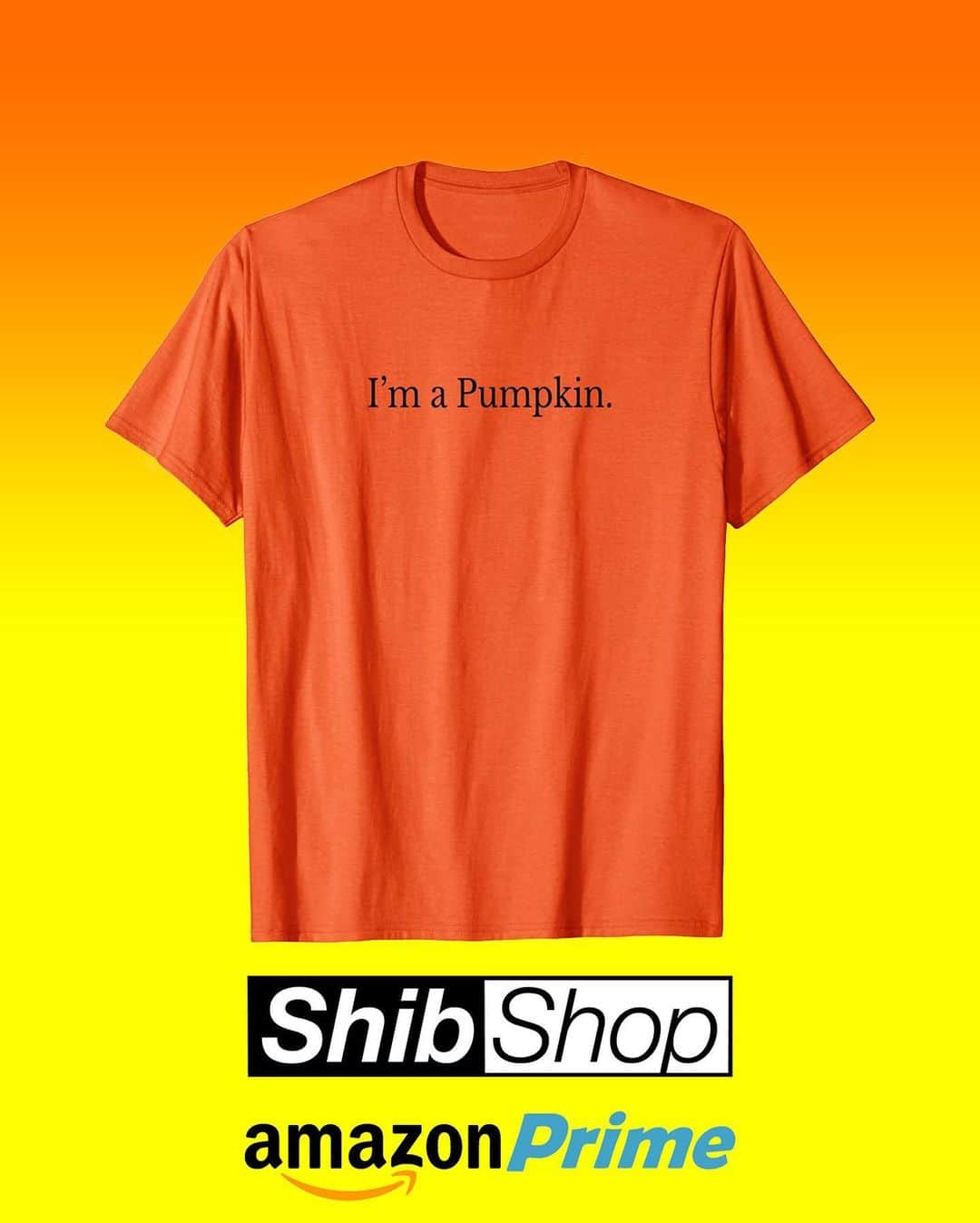 アレックス・シブタニさんのインスタグラム写真 - (アレックス・シブタニInstagram)「It’s #PrimeDay and with #Halloween just around the corner, we decided to do a 20% sale on our super popular “I’m a Pumpkin” t-shirt. I designed this shirt for a Halloween Party we went to a couple of years ago and for the next day or so, it’s available for $20! Figuring out your Halloween costume has never (ever) been easier. This shirt is all you need! You can order it on the ShibShop... exclusively on Amazon. (Check the link in our bio to shop! 🛒) -@alexshibutani #shibsibs #shibshop」10月14日 11時55分 - shibsibs