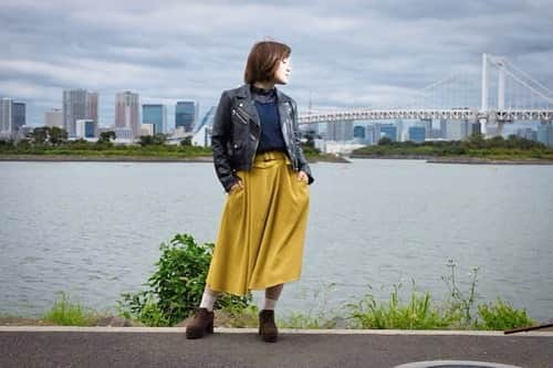 可愛ゆりあさんのインスタグラム写真 - (可愛ゆりあInstagram)「レインボーブリッジをバックに🌉  #ポートレート　#portrait  #ポートレート撮影　#レインボーブリッジ　#かっこいい  #レンズ越しの風景　 #カメラマンさんと繋がりたい」10月14日 12時28分 - smilrina.love