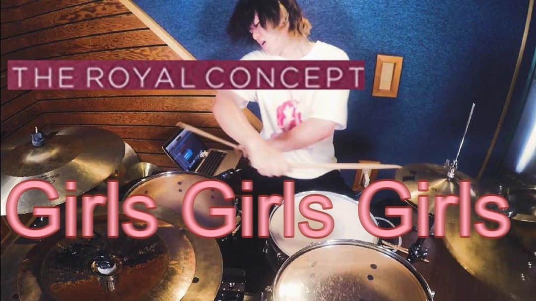 やおたくやのインスタグラム：「深夜ですが更新しました。  The Royal Concept  Girls Girls Girls - Drum Cover  チャンネル登録よろしくお願いします！  https://youtu.be/CjxQ_i0ZKD0  #theroyalconcept  #drumsolo#we_love_drums #spiritofthedrummer #drumsdaily #drumset#drumfill#dramfam#drumsharing #groove#beat##instadrums#drumporn #drumpractice #drumlessons #drumeo#drumuniversity #drummer  #drum#drumvideo #drumcovers #canopusdrums #矢尾拓也#叩いてみたシリーズ」