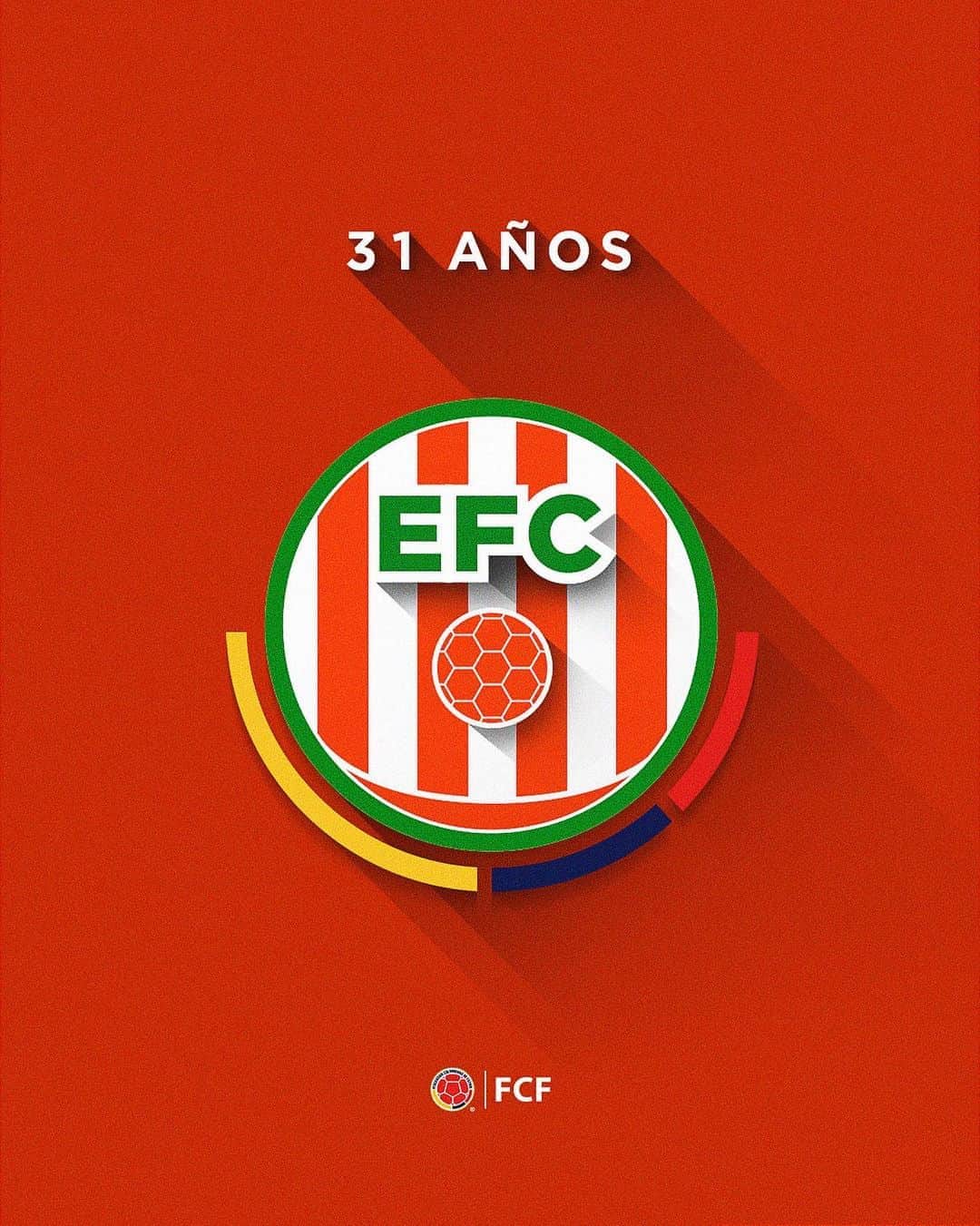 サッカー コロンビア代表チームのインスタグラム：「La Cantera de Héroes está de cumpleaños, @envigadofc cumple 3⃣1⃣ años de fundación 🤙  Gracias por llenar de talento nuestro fútbol y ser la cuna de varios de nuestros grandes futbolistas ⚽🏃」