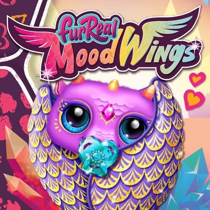 Hasbroさんのインスタグラム写真 - (HasbroInstagram)「Shimmery wings, adorable sounds, and expressive eyes… get ready for some cuteness overload with furReal Moodwings Baby Dragon, available now!」10月14日 22時46分 - hasbro