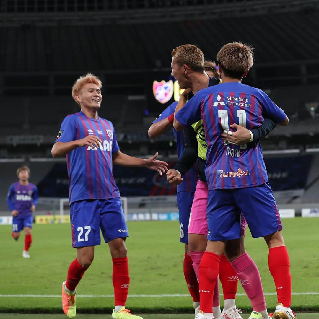 FC東京オフィシャルグッズさんのインスタグラム写真 - (FC東京オフィシャルグッズInstagram)「🔵🔴 #FULLTIME #TokyoShimizu  2020明治安田生命J1リーグ第22節 #FC東京 3-1 #清水エスパルス  亨介、ケンスケ、アダの３ゴールで快勝!!!!!!!👏👏👏🔵🔴 嫌な流れを引きずらず、ホーム味スタで勝利です!!!!!!!!!!!!!💪💪💪 @fctokyoofficial  #STAYWITHTOKYO #FC東京 #fctokyo #tokyo」10月14日 22時51分 - fctokyoofficial