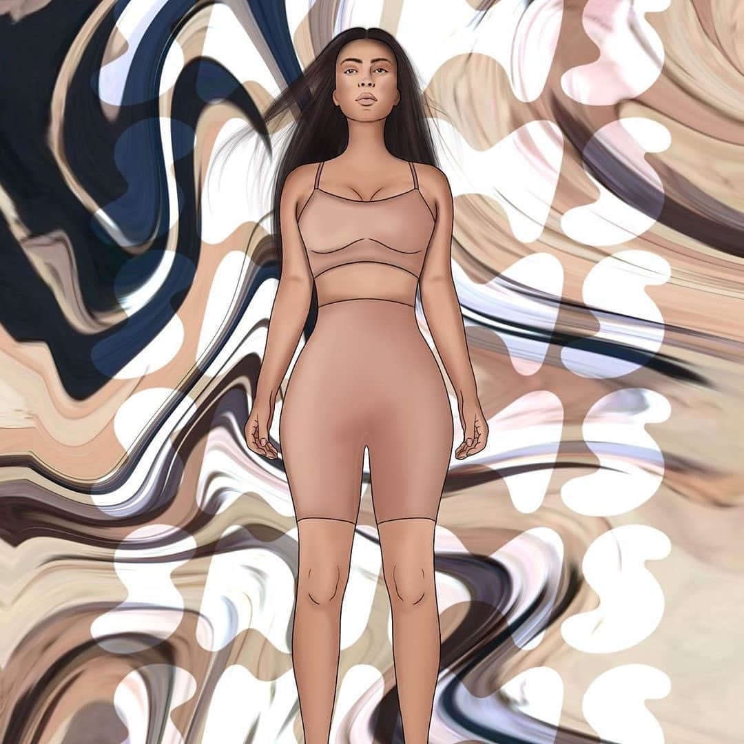 セルフリッジズさんのインスタグラム写真 - (セルフリッジズInstagram)「Life-drawing with @skims and @kimkardashian • Swipe for another round up of amazing entries. Submissions are now closed. Kim Kardashian West will be selecting her favourites and we'll be featuring these over at selfridges.com 💛 Stay tuned」10月14日 23時21分 - theofficialselfridges