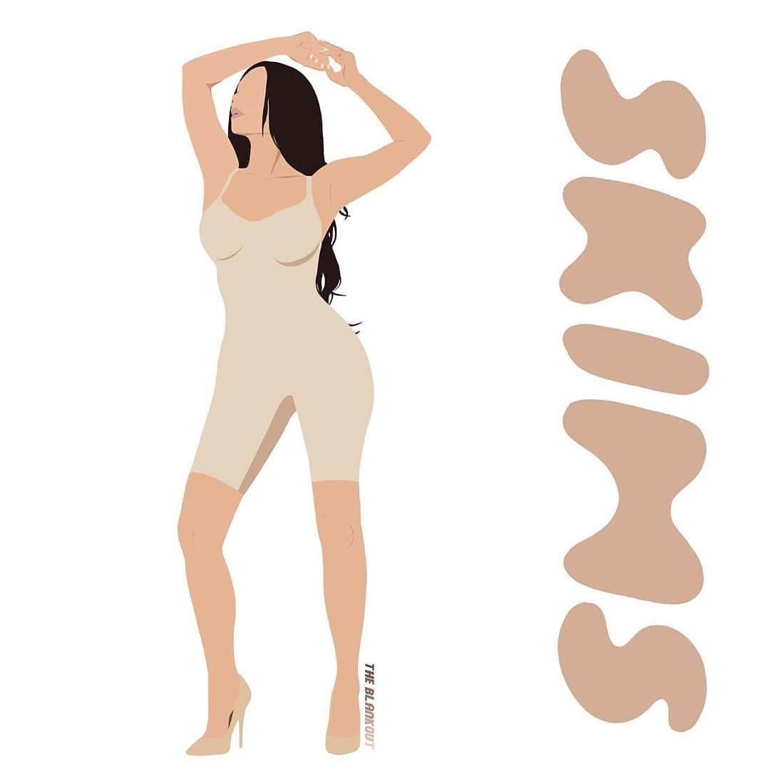 セルフリッジズさんのインスタグラム写真 - (セルフリッジズInstagram)「Life-drawing with @skims and @kimkardashian • Swipe for another round up of amazing entries. Submissions are now closed. Kim Kardashian West will be selecting her favourites and we'll be featuring these over at selfridges.com 💛 Stay tuned」10月14日 23時21分 - theofficialselfridges