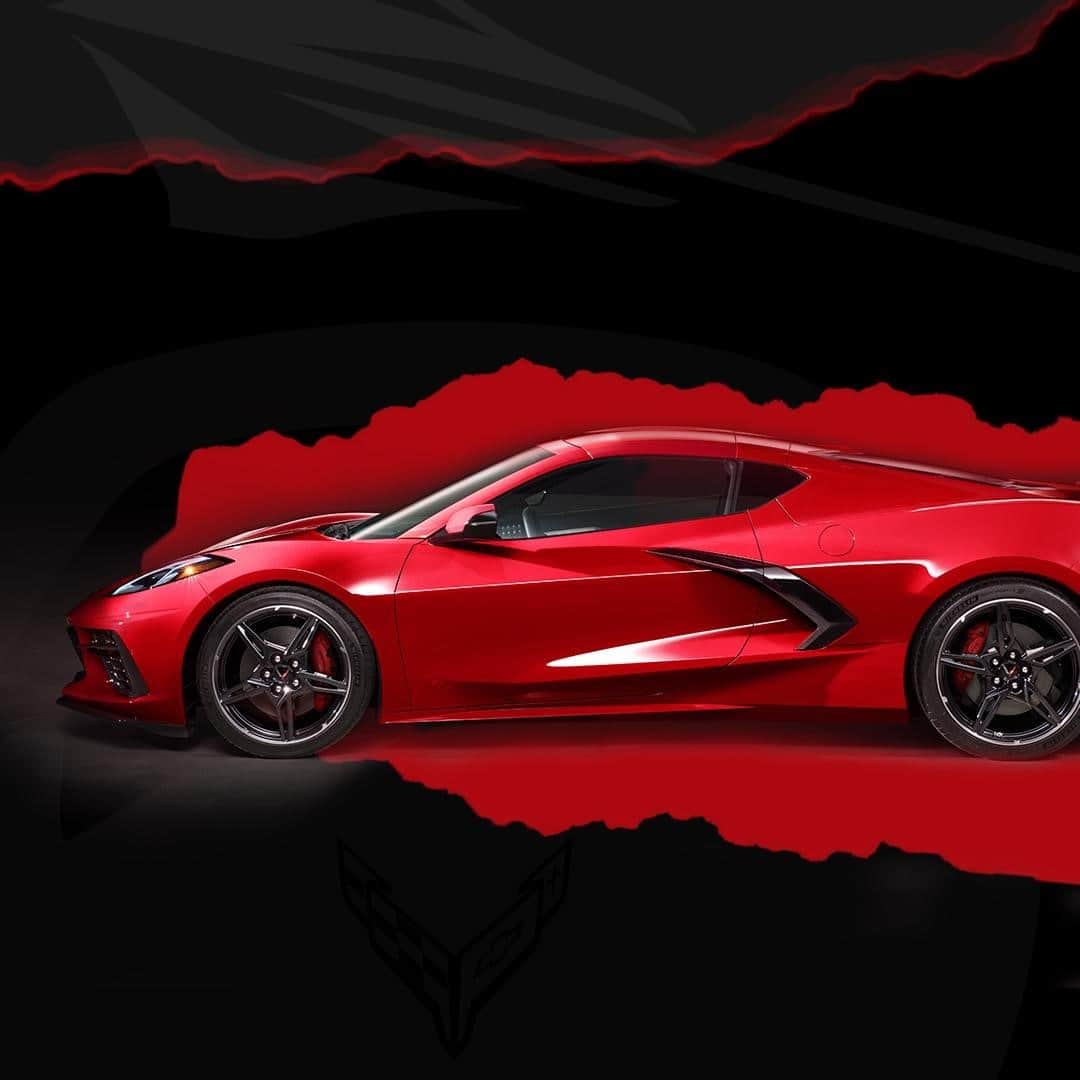 Corvetteのインスタグラム：「Think you can keep up with the acceleration of #Corvette? Head to our Story to prove it. #Vette #C8」