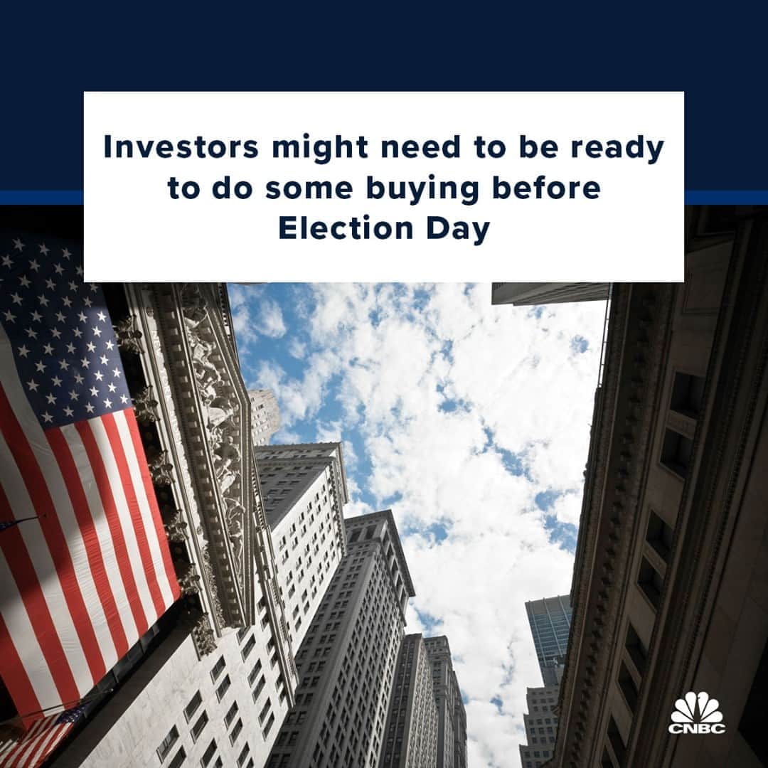 CNBCさんのインスタグラム写真 - (CNBCInstagram)「“You’re going to have to pull the trigger and do some buying."⁠ ⁠ @MadMoneyonCNBC's Jim Cramer took a look at chart action in the blue-chip index to gauge how stocks may trade leading up to the highly anticipated November election. Cramer considered analysis from Tom DeMark, a trusted technician renowned for his market-timing indicators.⁠ ⁠ “The charts, as interpreted by the legendary Tom DeMark, suggest the Dow — and the rest of the market — could have one last move higher going into the end of the week, followed by a potentially ugly sell-off,” Cramer said. “That same method that tells DeMark we’re cruising for a bruising also tells him that it might only last two or three weeks, with a possible bottom close to Election Day."⁠ ⁠ Based on the daily return activity in the Dow industrials index, DeMark sees the 30-stock average advancing about 2.5% from current levels before it peaks and runs out of power for the short term. He predicts the Dow could climb to about 29,400 or as high as 29,550.⁠ ⁠ Details: Link in bio.」10月14日 23時31分 - cnbc