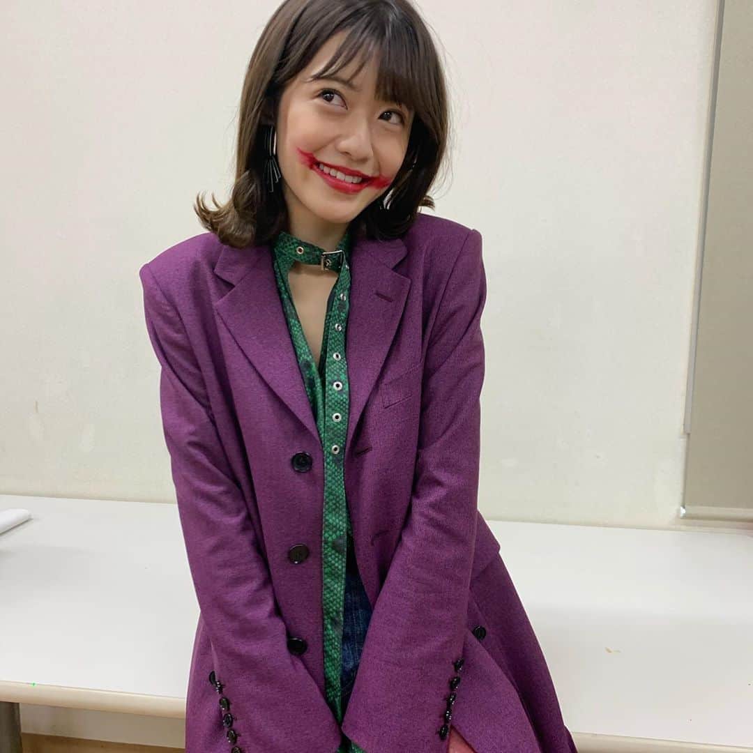 西村香也子さんのインスタグラム写真 - (西村香也子Instagram)「お先にハロウイン👻❤️﻿ ﻿ #ジョーカー #ハロウィン」10月14日 16時15分 - kayako_nishimura_