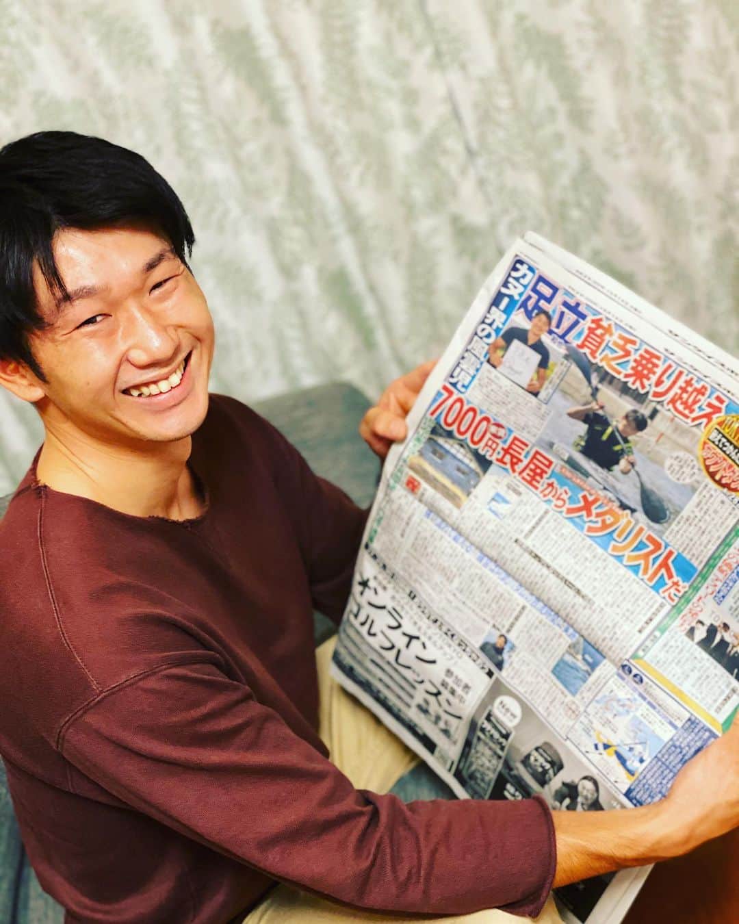 のインスタグラム：「今日のサンスポさんに掲載していただきました。  #サンスポ #ヤマネ鉄工建設 #SUS #KeePer技研 #足立和也」