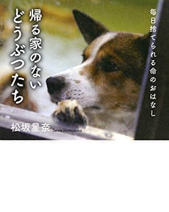 のインスタグラム：「本日発売「帰る家のないどうぶつたち 毎日捨てられる命のおはなし Kindle版」(PHP)私の別名、松坂星奈(作家名) 電子版が発売になりました。 動物愛にあふれた編集さん、そしてご協力いただきました保護動物の団体さん、ご家族の方に感謝申し上げます。  年間30万頭、1日約820頭――これは、日本で殺処分されている犬猫の数。純血種の犬、生まれたばかりの子猫、人間が大好きで従順な猟犬……。なかには一時流行になったチワワやプードルもいる。これは、人間の身勝手で施設に持ち込まれ、悲しい最期を迎えることになった動物たちのレポート。尊い命を簡単に捨ててしまう人たちがいること、そんな人間の犠牲になっている動物たちがたくさんいるという現実を訴えます。一方で、処分されてしまう動物たちを救おうと、精力的に活動している人たちの姿も。母親ときょうだいたちが感染症で死んでいく中、奇跡的に生き延びた2匹の子犬、骨折した足を治療されることなく多頭飼いされ、人間不信に陥っていた犬。行き場のなかった子が、里親の元で幸せを取り戻していく姿を感動的に描きます。施設の檻にしがみつき、訴える瞳、新しい家族に抱かれ、見つめる瞳……犬や猫たちの姿を見て、何かを感じて下さい。」