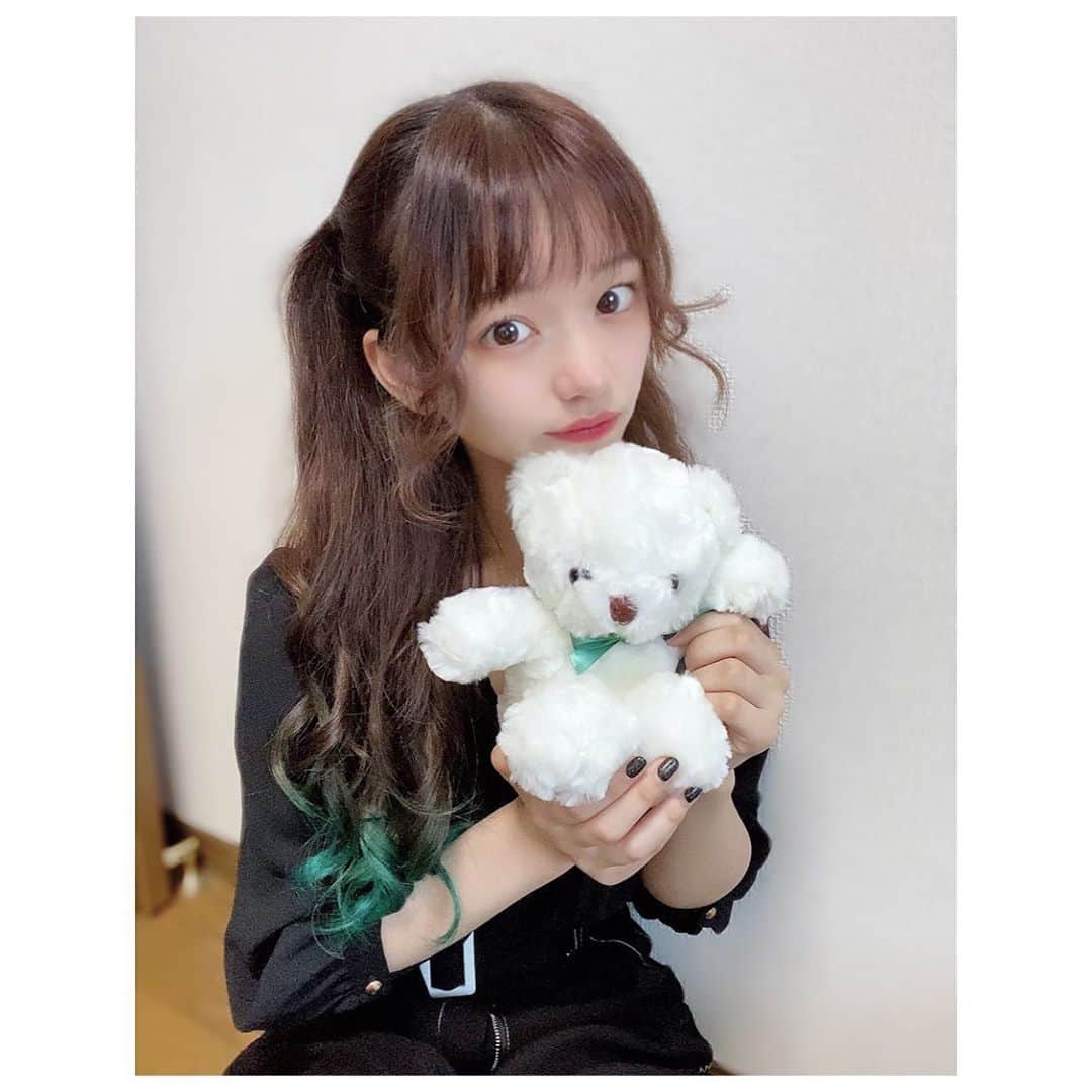 のインスタグラム：「一周忌★ . . . . #1周年 #ありがとう  元 #緑担当 #pinkycase #岩城優里 より. #ハーフツイン #ハーフツインテール」