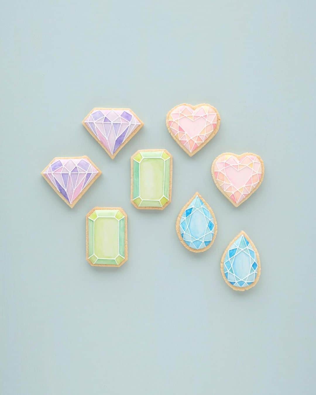 KUNIKAのインスタグラム：「Gem cookies💎💎💎﻿ ﻿ #artofkunika」