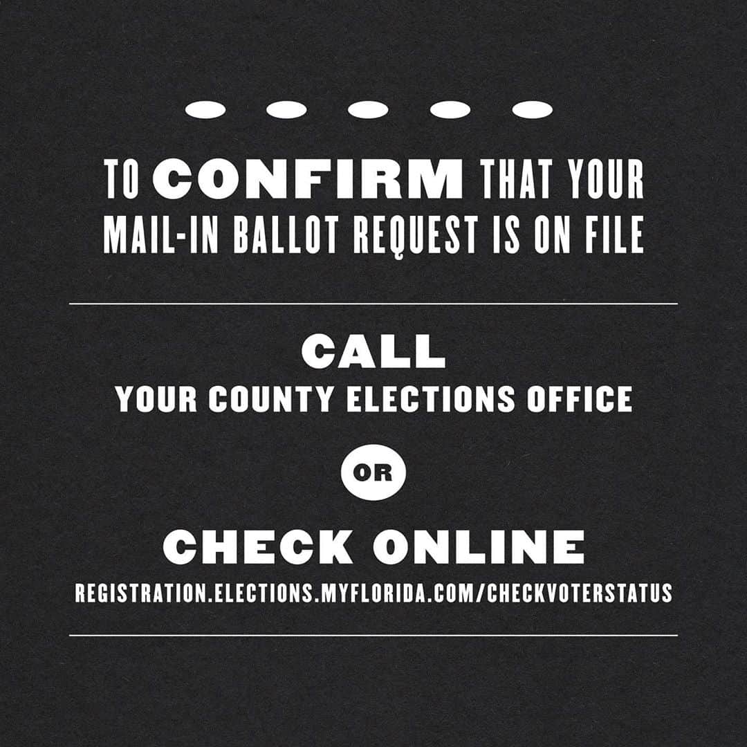 Miami HEATさんのインスタグラム写真 - (Miami HEATInstagram)「Mail-in-ballots are the move this election. Find out how to get yours by Florida’s October 24 deadline to avoid long lines at the polls. 🗳」10月14日 23時57分 - miamiheat