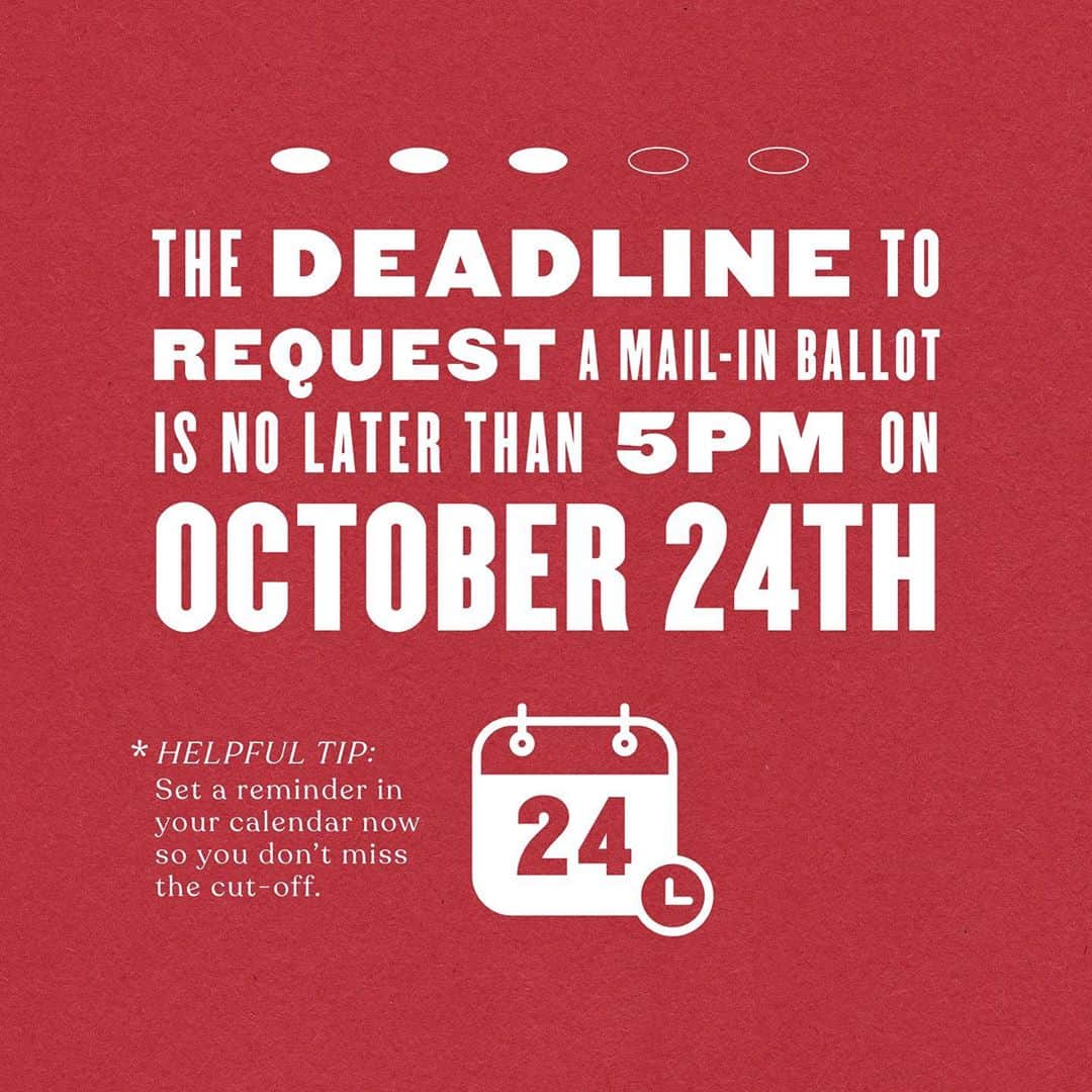 Miami HEATさんのインスタグラム写真 - (Miami HEATInstagram)「Mail-in-ballots are the move this election. Find out how to get yours by Florida’s October 24 deadline to avoid long lines at the polls. 🗳」10月14日 23時57分 - miamiheat
