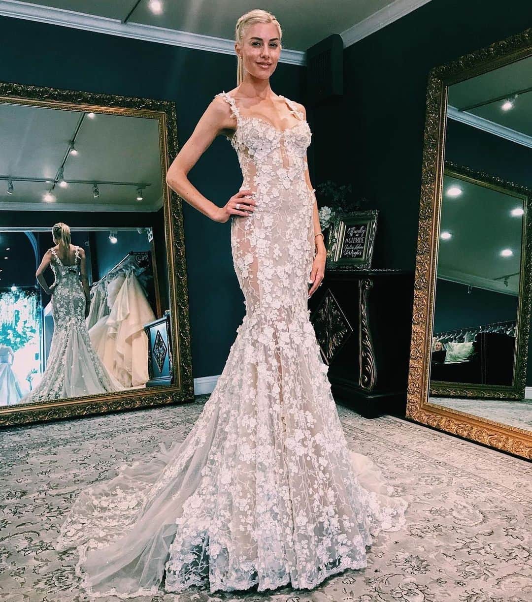 Galia Lahavさんのインスタグラム写真 - (Galia LahavInstagram)「ALMOST ‘YES TO THE DRESS’ // Our gorgeous @heatherraeyoung already found her dream GL gown but the #Maya was her close second, so you’ll have to wait to see what she chose! Bring on next year, we are so excited to have you apart of our GL Family 🥰  #GLCouture #GaliaLahav #GLLA #LABride」10月14日 23時57分 - galialahav