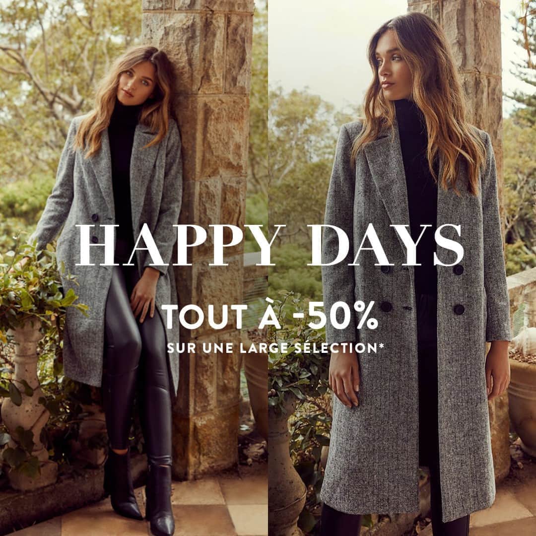 クーカイのインスタグラム：「TOUTE notre sélection HAPPY DAYS est à -50% jusqu'au 1er Novembre. Profitez-en vite. A shopper en boutique et en ligne.  #kookai #sale #fashionsale #FW20」
