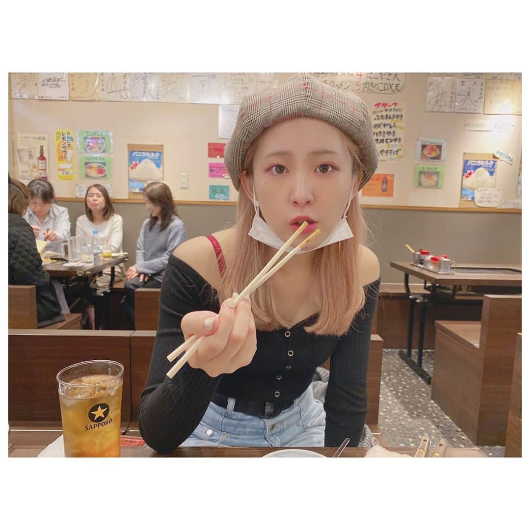 山口瑠璃さんのインスタグラム写真 - (山口瑠璃Instagram)「もんじゃ食べた」10月14日 19時45分 - chacha_ruri_