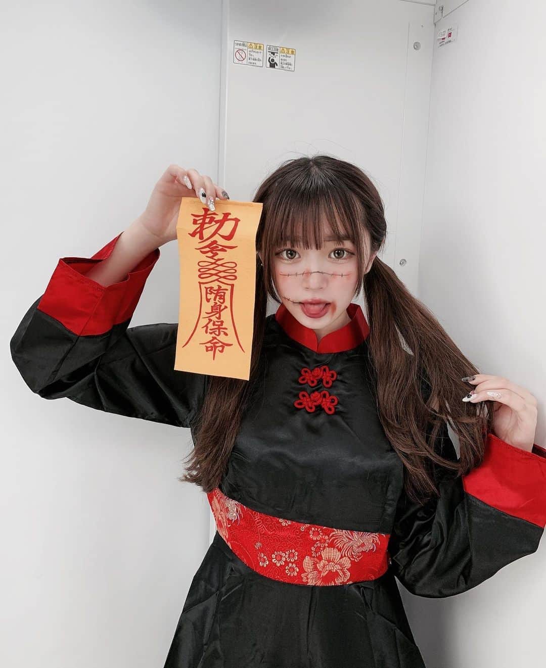 平野夢来（ゆぴぴ）のインスタグラム：「#ハロウィンコスプレ」