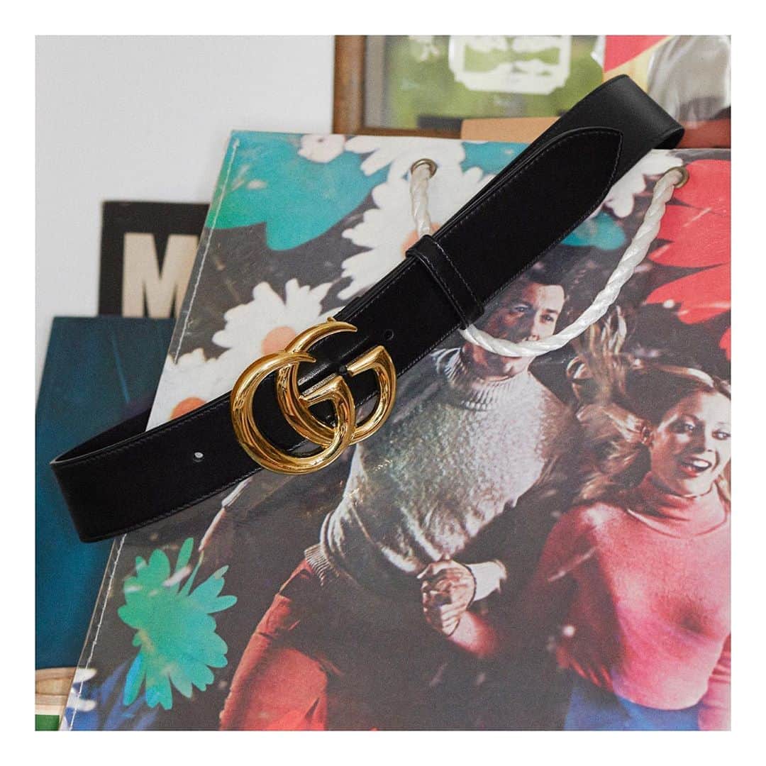 グッチさんのインスタグラム写真 - (グッチInstagram)「The Double G buckle is a key emblem of the House, here, used on a leather belt designed by @alessandro_michele. Discover more through link in bio. #AlessandroMichele」10月14日 21時29分 - gucci