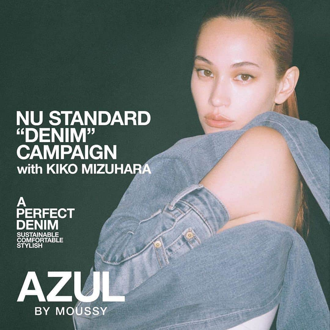 Kiko Mizuhara Fanstagramさんのインスタグラム写真 - (Kiko Mizuhara FanstagramInstagram)「ㅤㅤㅤㅤㅤㅤㅤㅤㅤㅤㅤㅤㅤ @azulbymoussy_official  NU STANDARD “DENIM” CAMPAIGN with KIKO MIZUHARA  coming soon.... 2020.10.15(THU) __________________________________  #AZULBYMOUSSY #NUSTANDARDDENIMCAMPAIGN」10月14日 21時41分 - k_i_k_o_x_