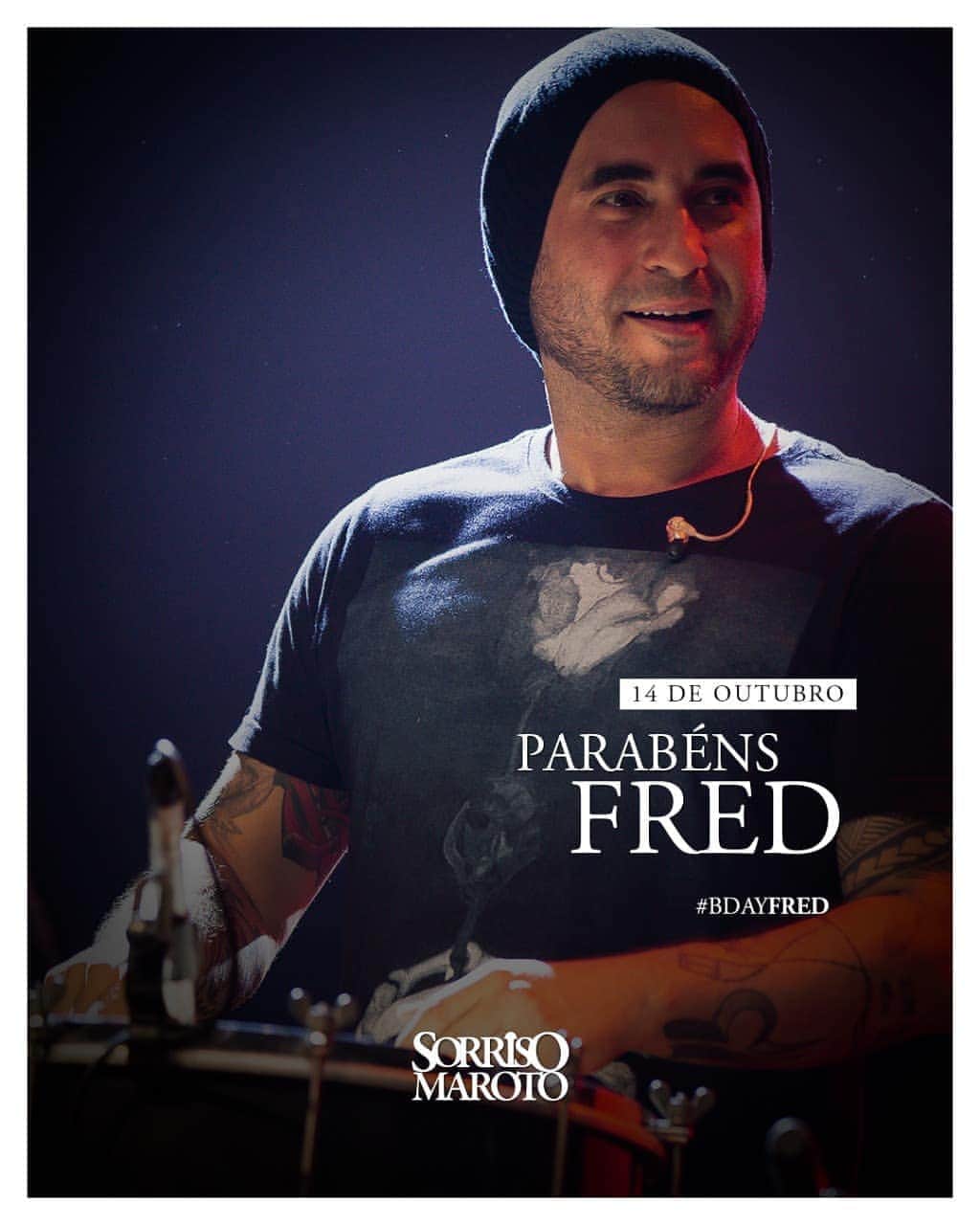 Sorriso Marotoのインスタグラム：「Hoje tem o @frd.silva completando mais um ano de vida! 😀 Parabéns, Fred! Deixa sua mensagem pra ele aí também! 😉 #BDayFred」