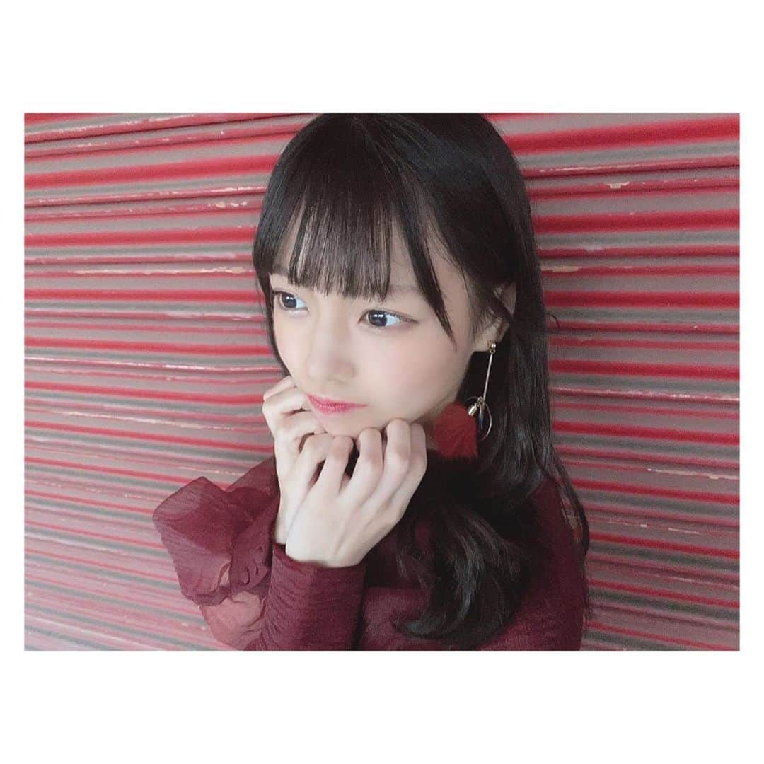 岩田陽菜さんのインスタグラム写真 - (岩田陽菜Instagram)「これからだんだんお話し会で着用した私服を紹介するよ〜🍂🍁﻿ ﻿ #tops #ZARA﻿ #belt #NADIA﻿ #skirt #poupee﻿ ﻿ #秋服#autumn#autumnfashion#fashion#イヤリング#レンガ色#赤#red#大人#大人かわいい#大人コーデ」10月14日 21時59分 - hina_naso_stu48