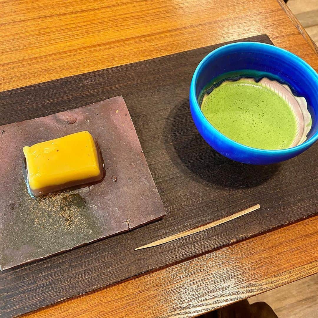 斉藤麻衣のインスタグラム：「お抹茶🍵 #星雲」