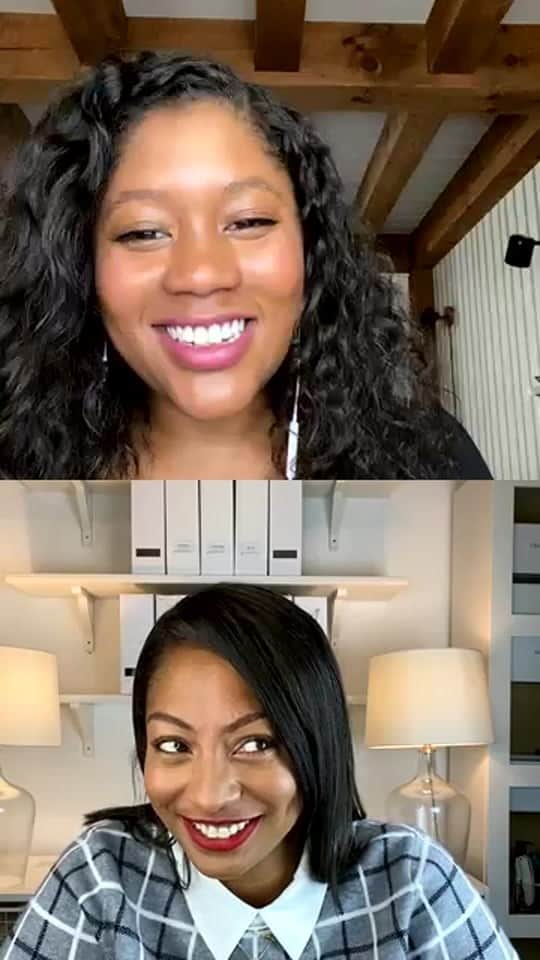 Grace Bonneyのインスタグラム：「Catch up with me and Eneia on IG Live!」