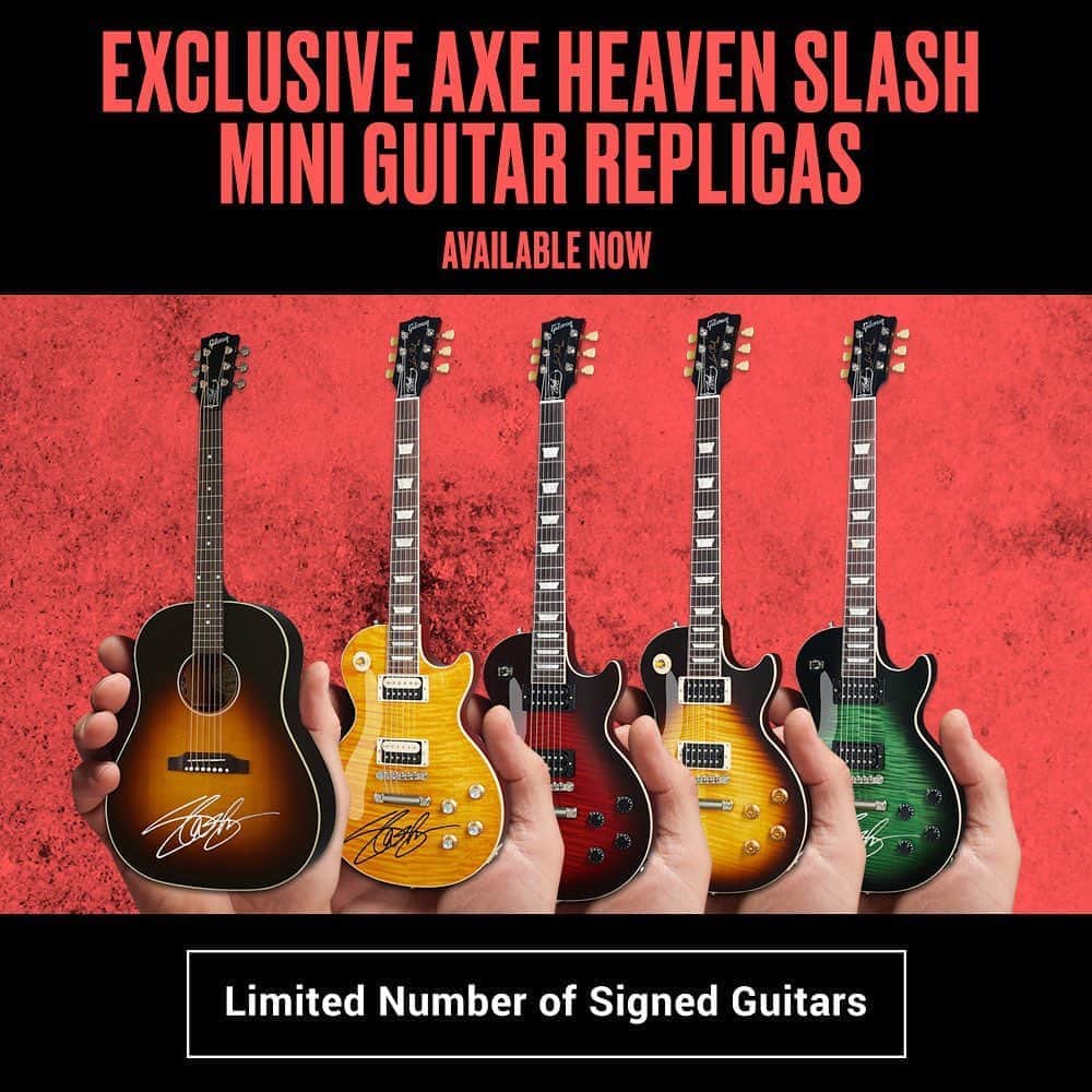 スラッシュさんのインスタグラム写真 - (スラッシュInstagram)「The Slash x @axe_heaven collab is available to pre-order now on slashmerch.com. A limited number are signed by Slash. #slashnews」10月15日 1時04分 - slash