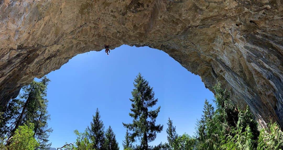 アラーナ・イップのインスタグラム：「Recently taking some time off of Instagram has been the best choice for my mental health. So now I’m going to look back at some fun things from the last few months.  Over the summer I got to climb outside a lot more than I originally thought due to the postponement of the Olympics. Because we’re not travelling long distance we’ve been able to spend more time in closer to home areas such as Horne Lake!  I am grateful to have been a guest on the unceded ancestral territories of the K'ómoks Nation and for the privilege I have that allows me the time and financial resources to be able to go out and climb.  Photo @jj_mah  @arcteryx @scarpana @canfund」