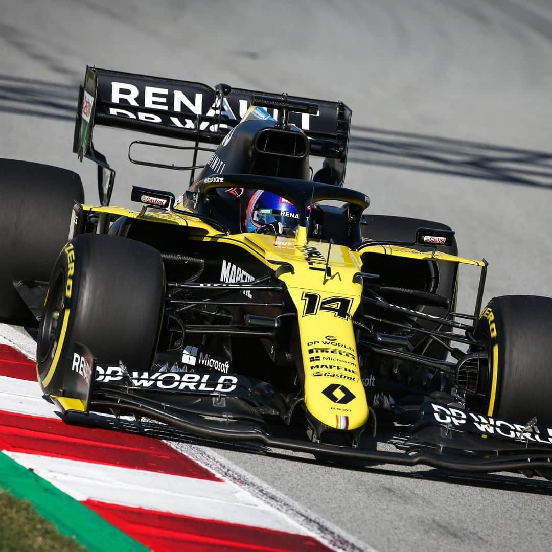 F1さんのインスタグラム写真 - (F1Instagram)「That iconic number 1️⃣4️⃣ hits the track once again... 🤩  📸 x @renaultf1team   #F1 #Formula1 #Barcelona #FernandoAlonso @fernandoalo_oficial」10月15日 1時11分 - f1