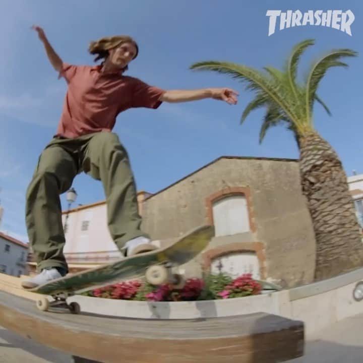 スラッシャーのインスタグラム：「🏝 @gronze invades Perpignan 🏰 Video playing on all Thrasher channels 🛰」