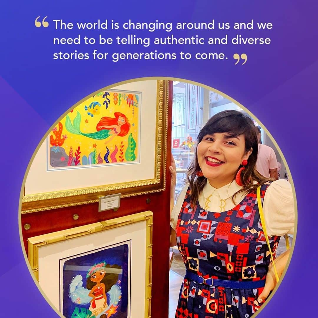 Disneyさんのインスタグラム写真 - (DisneyInstagram)「“The world is changing around us and we need to be telling authentic and diverse stories for generations to come.” –Gabby Zapata, Lead Visual Development Artist at Disney #HispanicHeritageMonth」10月15日 2時00分 - disney