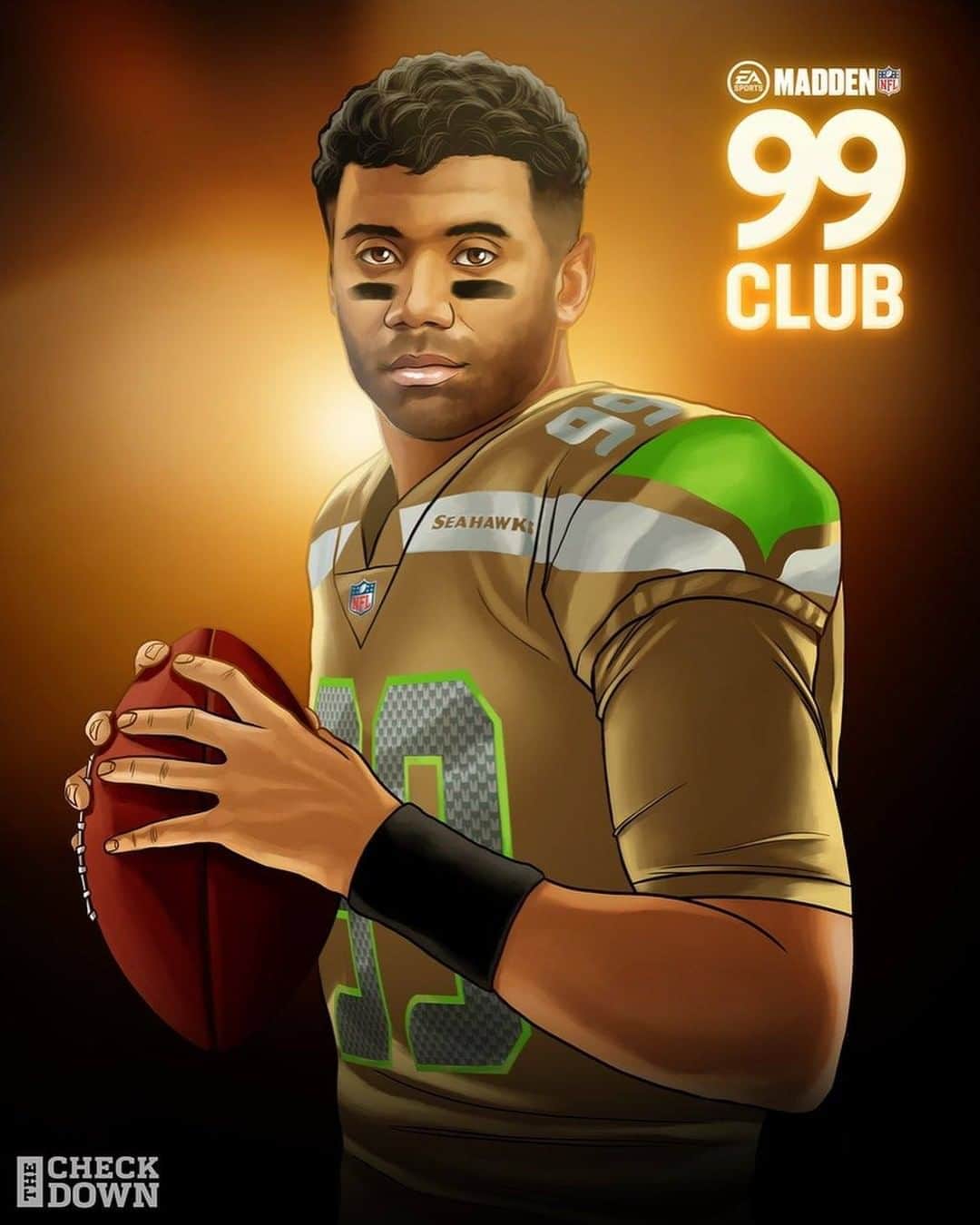 NFLさんのインスタグラム写真 - (NFLInstagram)「Welcome to the @eamaddennfl 99 Club, Russ. 👏 (via @thecheckdown)」10月15日 3時00分 - nfl