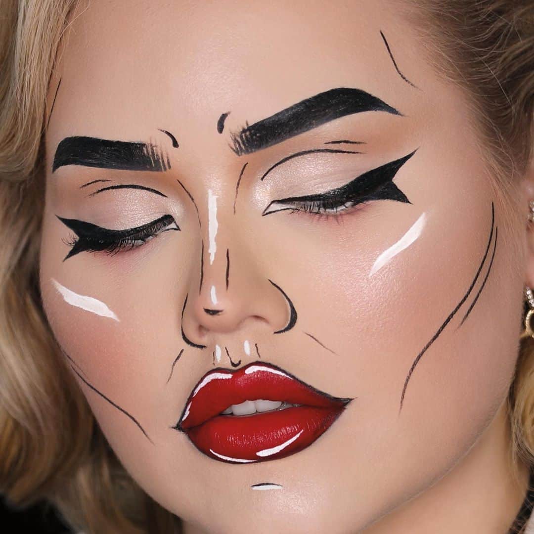 Maybelline New Yorkさんのインスタグラム写真 - (Maybelline New YorkInstagram)「Do you have your #Halloween costume yet? 👀 Let @nikkietutorials inspire you with this comic book makeup look! Get this look for less today only for @amazon #primeday! Tap to shop now! #maybellinepartner #primeday2020 #mnyhalloween」10月15日 4時09分 - maybelline