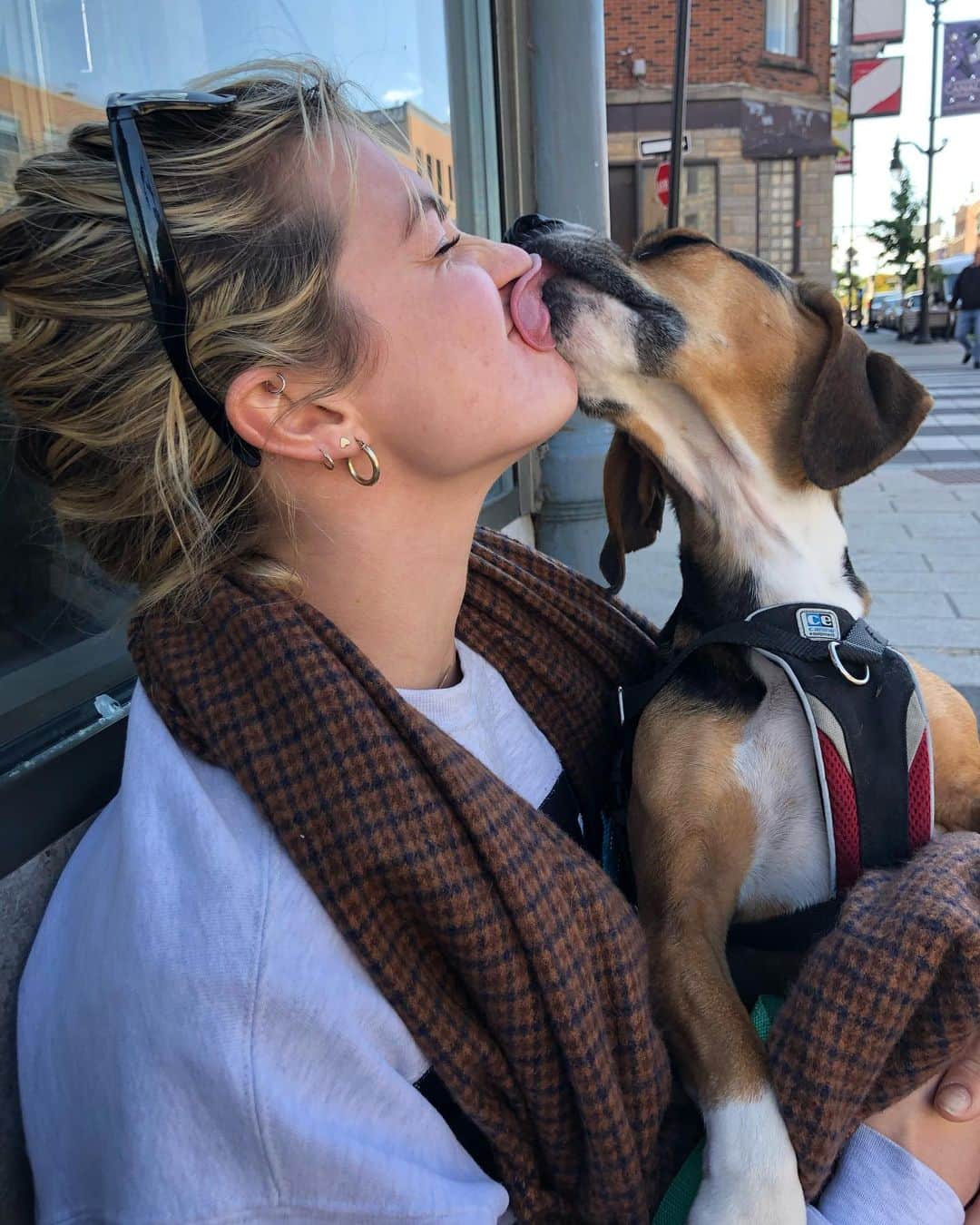 オリヴィア・スマートさんのインスタグラム写真 - (オリヴィア・スマートInstagram)「Haters gona hate, but dog kisses hit differently」10月15日 5時21分 - oliviasmartx