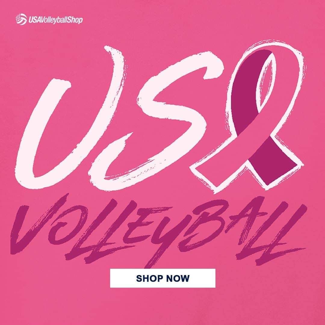USA Volleyballさんのインスタグラム写真 - (USA VolleyballInstagram)「October is Breast Cancer Awareness Month. Show your support with one of our breast cancer awareness shirts and 10% of the proceeds will go to the Susan G. Komen Foundation! Offer expires October 31.  PIck up your shirts and shop more of the latest styles, link in bio! #breastcancerawareness」10月15日 6時00分 - usavolleyball