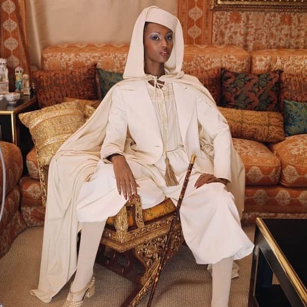 Meganさんのインスタグラム写真 - (MeganInstagram)「Iman by Norman Parkinson, 1980s ⚡️ . . . . #iman #normanparkinson」10月15日 6時18分 - zanzan_domus