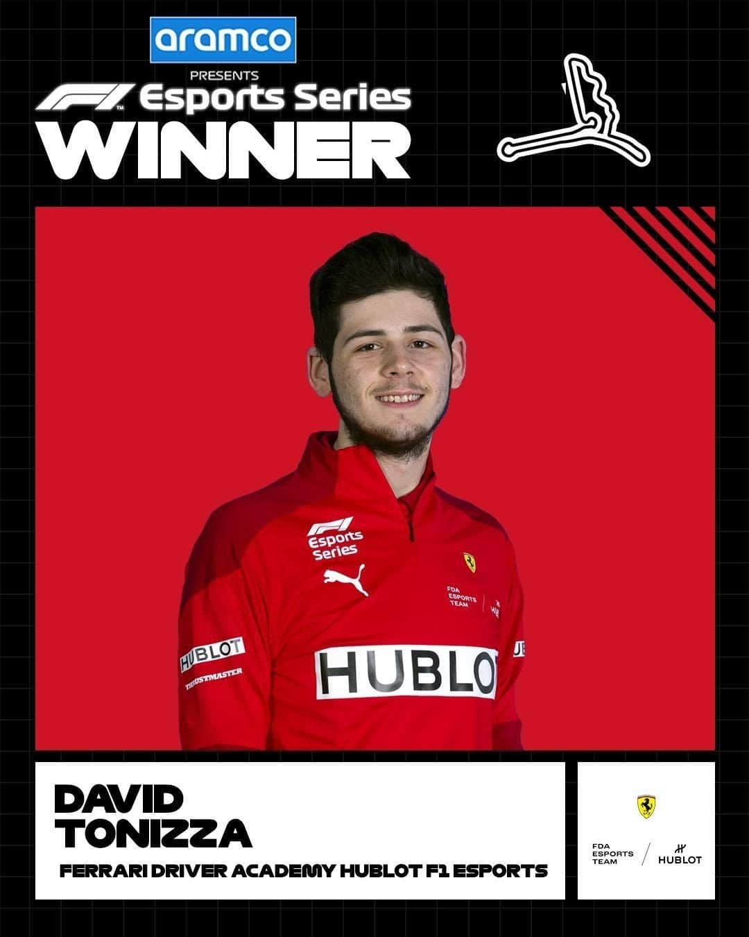 F1さんのインスタグラム写真 - (F1Instagram)「Back on 🔝 Reigning #F1Esports champion @ferraridriveracademy's David Tonizza takes his first win of 2020 🏆⁣ ⁣ Nicolas Longuet and Jarno Opmeer make up the rest of the podium 🏆⁣ ⁣ #F1 #Formula1 #Ferrari #Esports」10月15日 6時19分 - f1