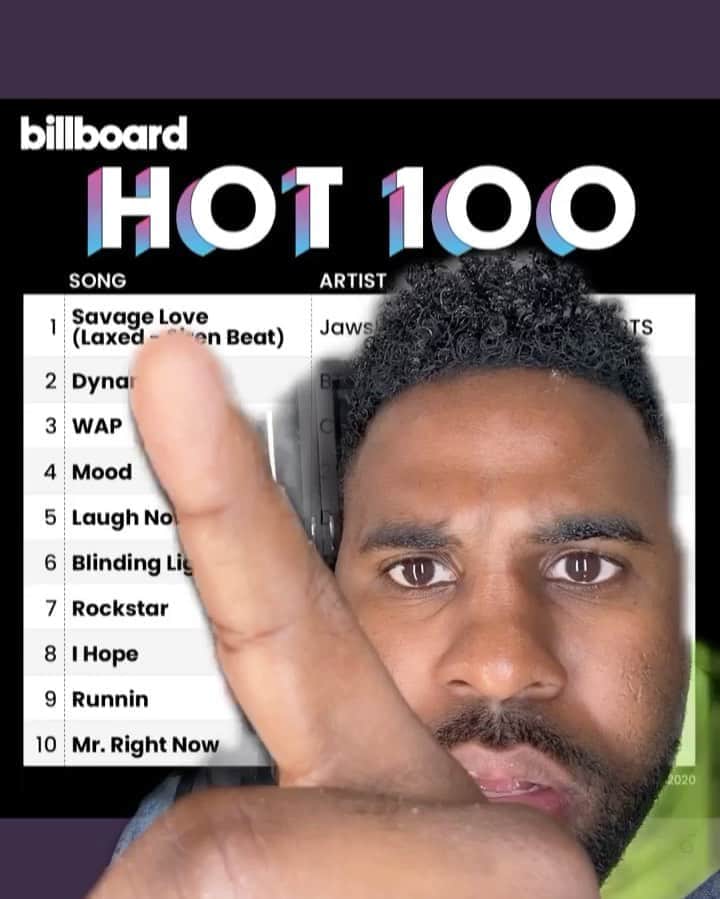 ジェイソン・デルーロのインスタグラム：「Thank ya’ll for making this happen! The love for this song has been UNREAL! Big shout out to @bts.bighitofficial for killin the remix!」