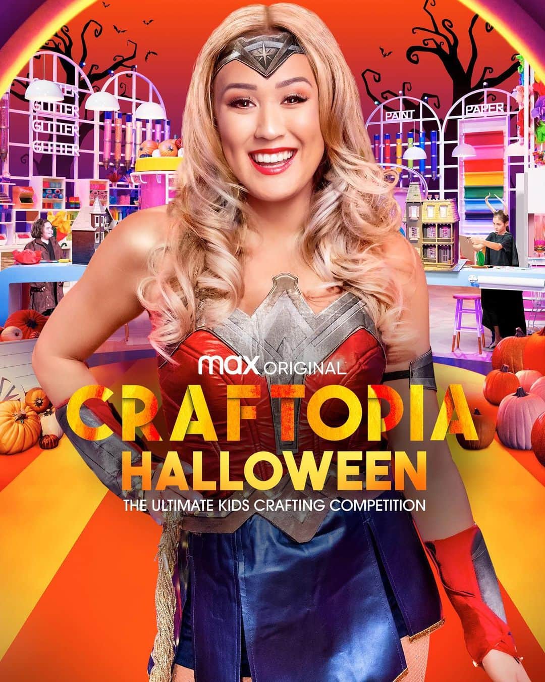 Lauren Riihimakiのインスタグラム：「SEASON 2 BABYYY!!!! ✨✨✨ last week we wrapped on Season 2 of Craftopia with ADULT CRAFTERS, launching 2021!!! And then Oct 22 aka NEXT WEEK 👻 spooky szn is HERE, with 2 more kid crafter episodes on @hbomax, get ur free trial nowwwwww!!」