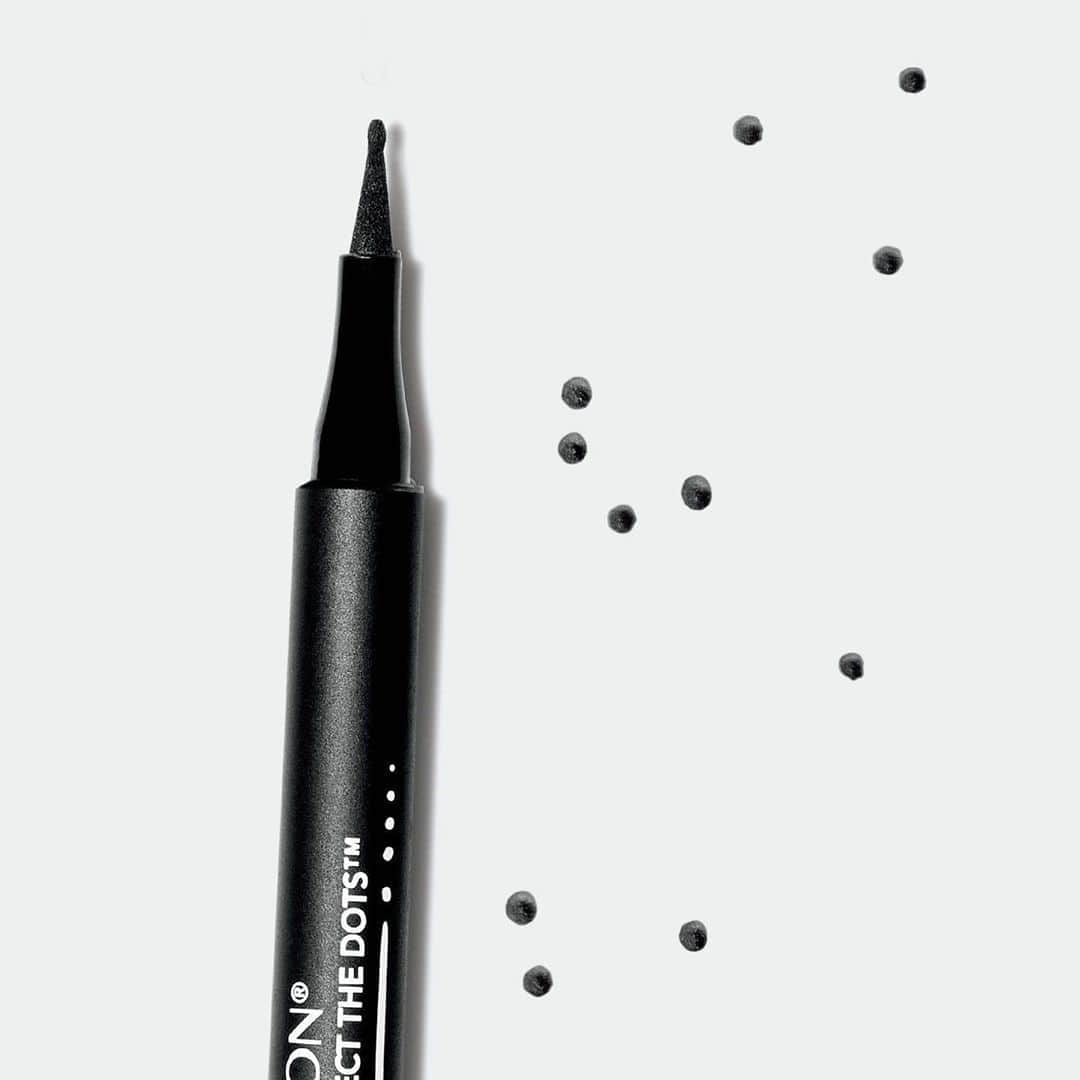 Revlonさんのインスタグラム写真 - (RevlonInstagram)「One of our costume secrets? Our #ColorStay Liquid Eye Pens. Because they lay down symmetrical dots •••, fierce wings, fine *and* dramatically bold lines—drawer’s choice!—all of which last up to 24 hours. 🕸 Halloween magic? Maybe.   Choose from Connect the Dots (shown here), Wing Line, and Sharp Line.」10月15日 7時14分 - revlon