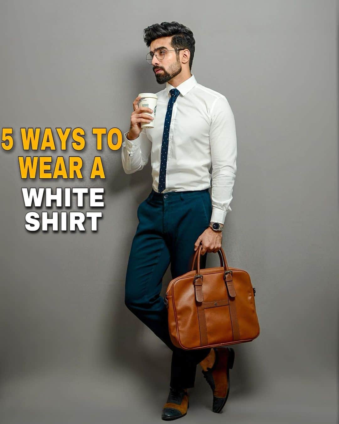 Karron S Dhinggraさんのインスタグラム写真 - (Karron S DhinggraInstagram)「5 Ways to wear a White Shirt! SWIPE LEFT and don’t forget to comment your favourite look👇🏻 . . . 📷 @jasdeepphotography  #TheFormalEdit #5ways」10月15日 17時39分 - theformaledit