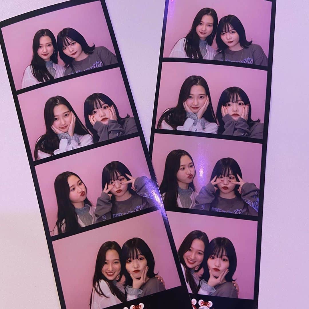 前川歌音のインスタグラム：「💛👭💜」