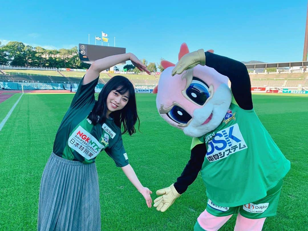 伊藤寧々さんのインスタグラム写真 - (伊藤寧々Instagram)「ㅤㅤㅤㅤㅤㅤㅤㅤㅤㅤㅤㅤㅤ わたしのお友達🌷 #fcgifu  #マスコット　 #ギッフィー」10月15日 17時59分 - 12neneito12