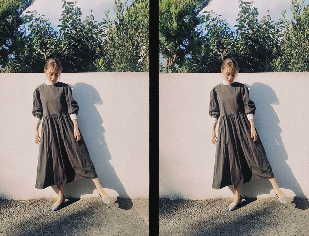 七原月乃のインスタグラム：「・ ・ ・ 楽な服が1番🌳🍃 ・ ・ ・  #rustal#ラスタル  @rustal_official」