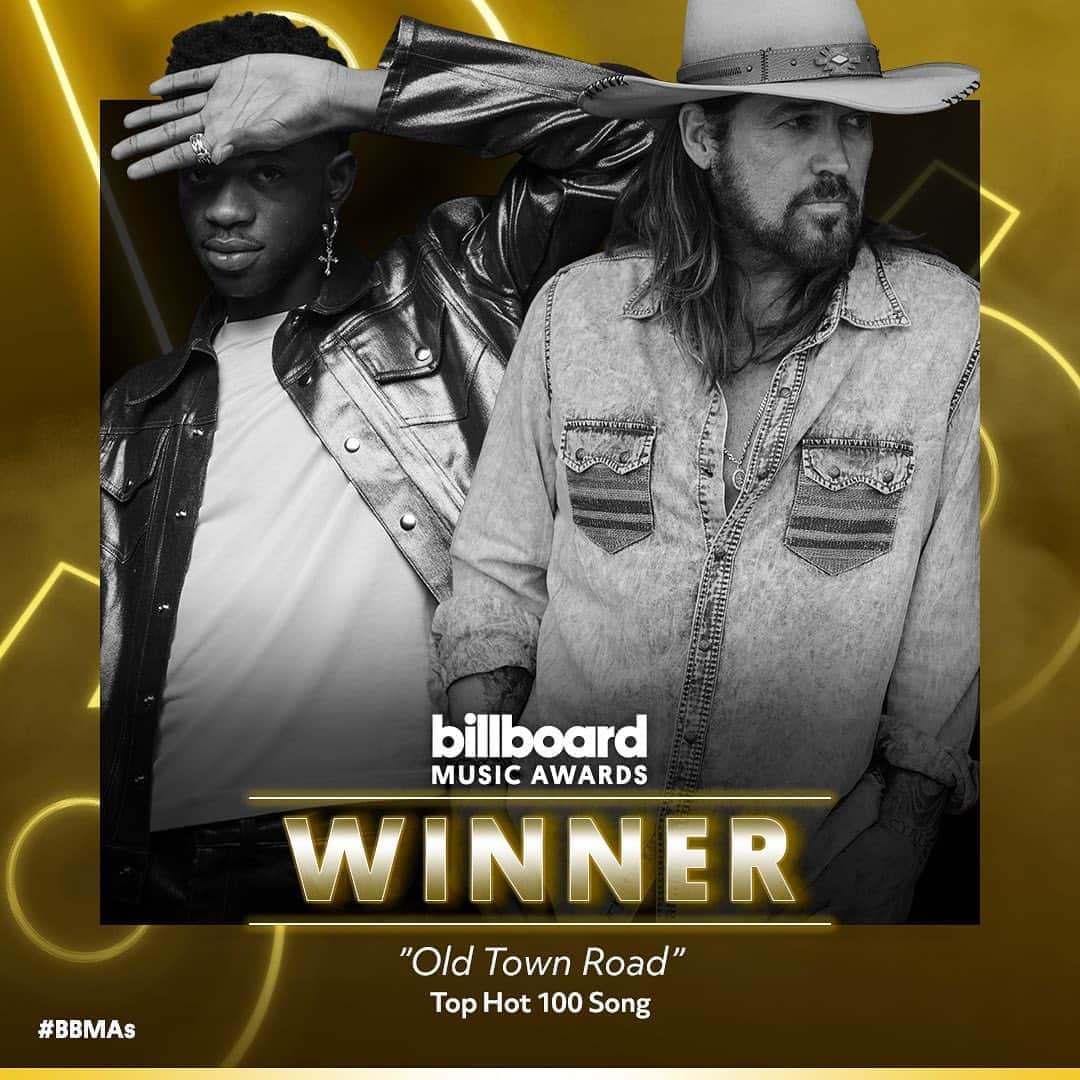 ビリー・レイ・サイラスのインスタグラム：「‪Thank you @lilnasx! What a ride! Most of all, to all of you who played, danced, sang, downloaded, and streamed your hearts out. I pray all your dreams come true. Take care of one another... and love till ya can’t no more. #BBMAs @bbmas」