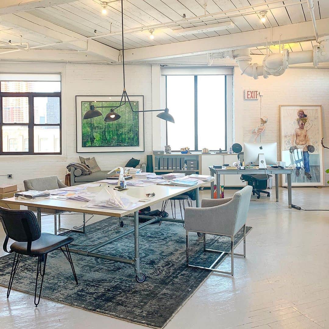 松山智一のインスタグラム：「#studio #Brooklyn」