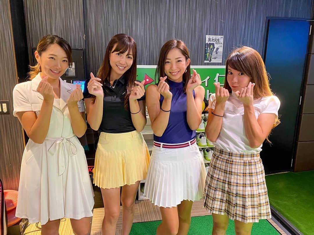 のインスタグラム：「. ななえさんのYouTubeに参加させていただきました💓 @nanaetakasawa  . メンバーも最高でシュミレーションゴルフだけどすごい盛り上がって楽しく撮影しました😊 . みんなでjjaneコーデ♡ @j.jane_japan  . 楽しかった❤️ . . . #ゴルフ#golf#⛳️#ゴルフ女子#ゴルフ好き#ゴルフウエア#ゴルフコーデ#ゴルフスイング#골프 #골프웨어 #골프스윙 #여행 #해외여행 #골프스타그램 #골프중독 #와인 #소주 #좋은시간  #jjene#jjeneコーデ」